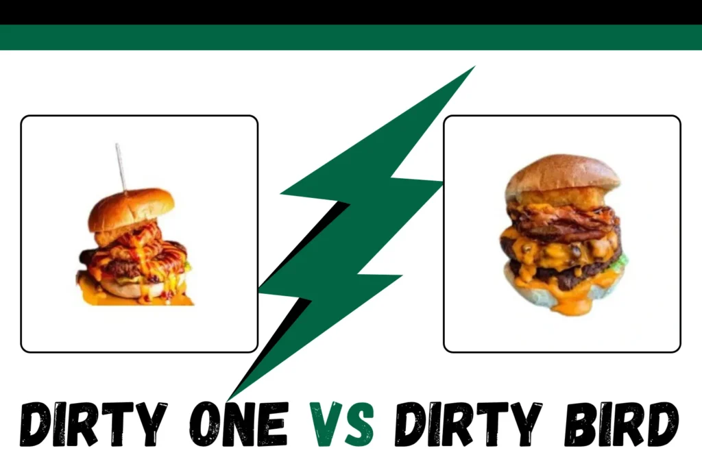 Harvester Menu UK Comparison Image The Dirty One vs Dirty Bird 