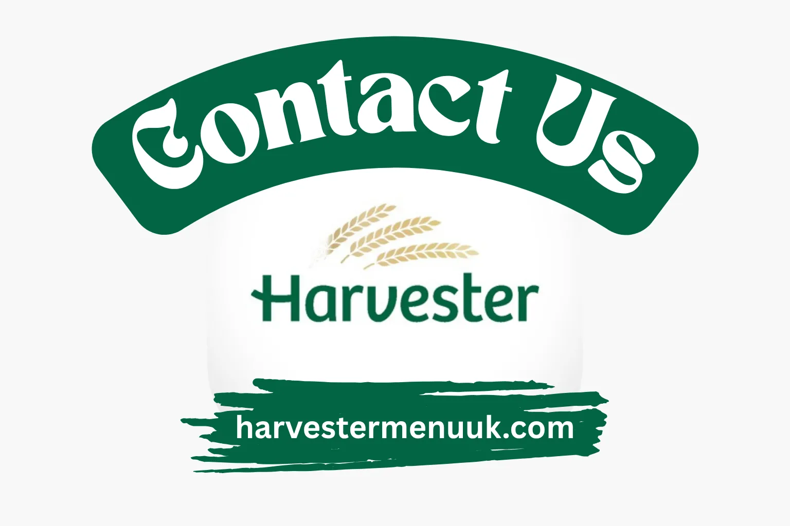 Feature image of Contact Us Page in Harvester Menu UK Website