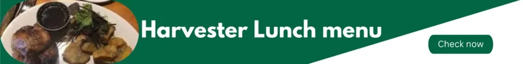 Banner Image of Harvester Menu UK Represent Harvester Lunch menu