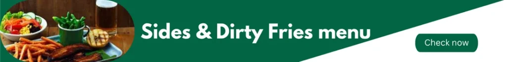 Banner Image of harvester menu UK represent Harvester Sides & Dirty fries menu