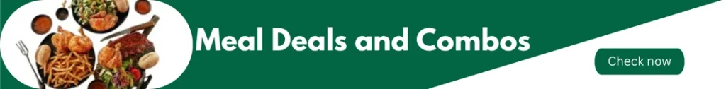 Banner Image of harvester menu uk represent Meal Deals and Combos