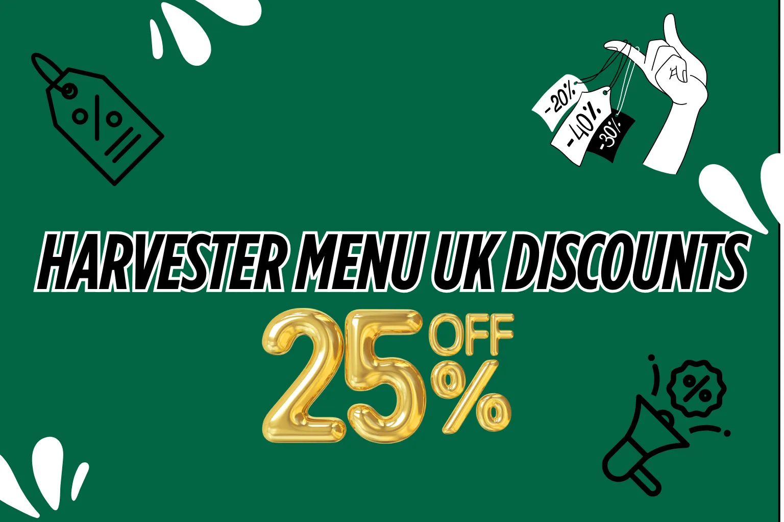 Feature Image of Harvester Menu UK Discounts Page at Harvester Menu UK