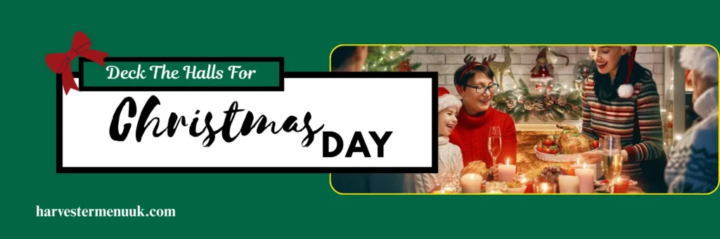 Homepage Feature Gallery Image Christmas day at Harvester Menu UK
