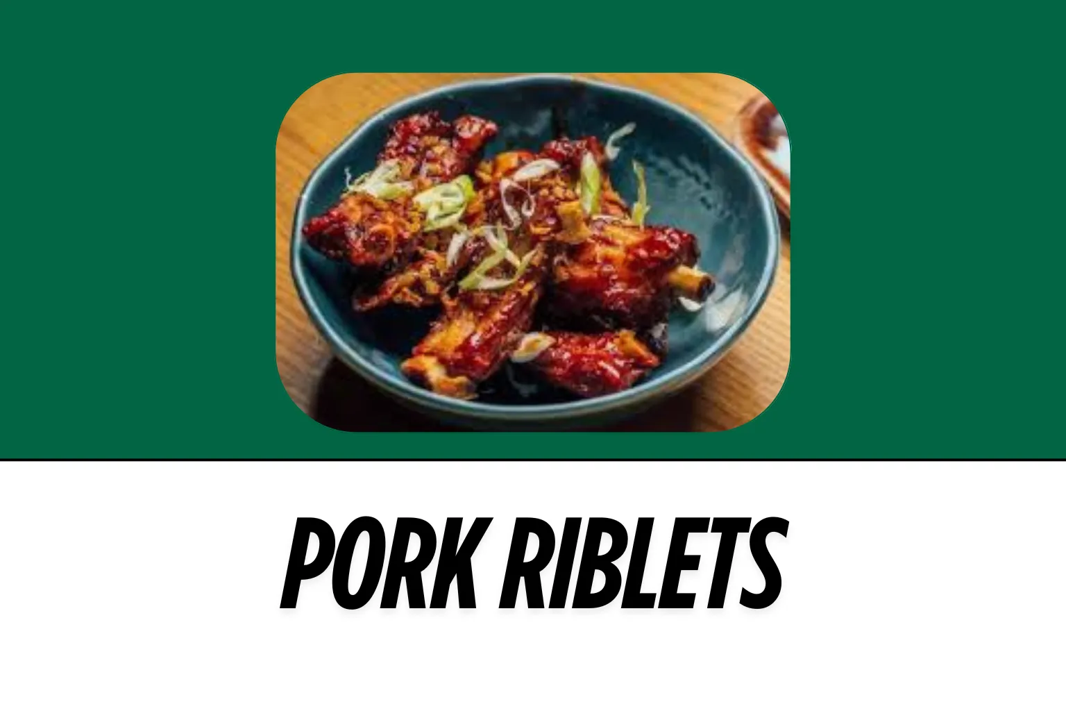 An image of small plates dish Harvester Pork Riblets