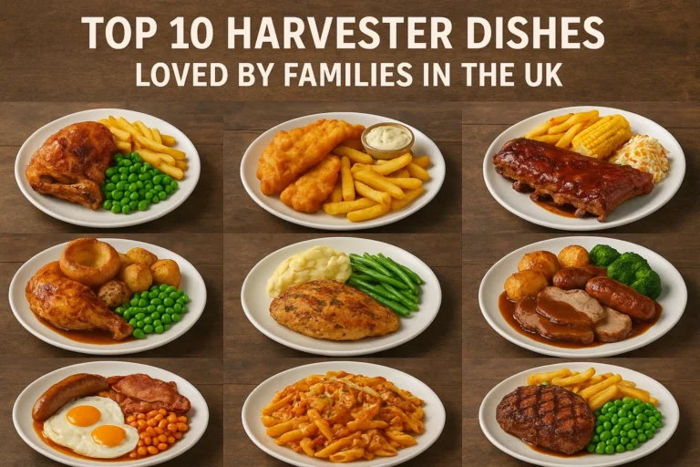 Top 10 Harvester Dishes Loved by Families in the UK